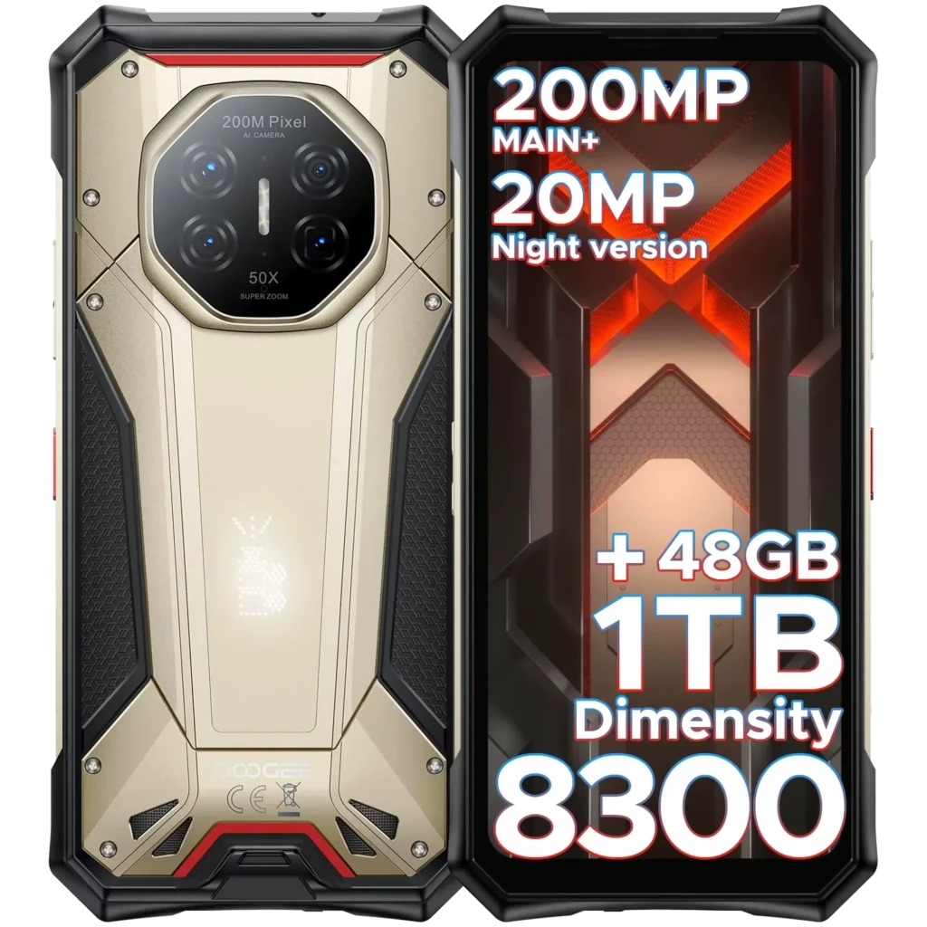 Doogee S300 Plus 12GB/1TB Titanio Dorado