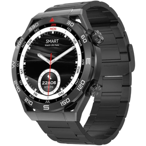 DT NO.1 Ultra Mate Negro con Correa Metálica Negra - Reloj inteligente