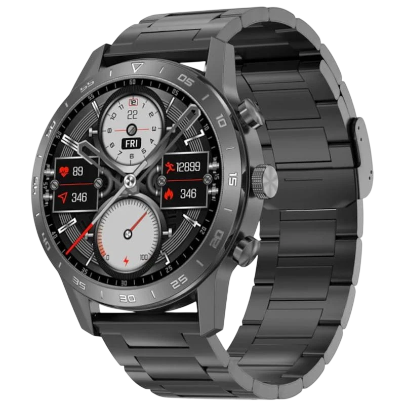 DT NO.1 DT70+ Correa Metálica Negra - Reloj inteligente