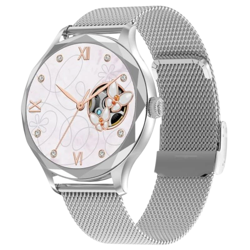 DT NO.1 DT Diamond Plata con Correa Metálica - Reloj inteligente