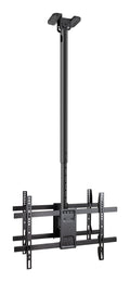 Soporte de Techo para 2 Pantallas 43"-86", Negro