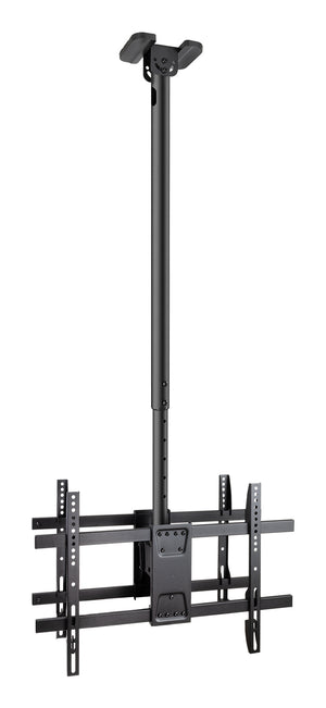 Soporte de Techo para 2 Pantallas 43"-86", Negro