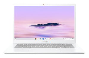 Chromebook Plus CX34 CX3402CVA-PQ1339 - Ordenador Portátil 14" Full HD (Intel Core 3 100U, 8GB RAM, 256GB UFS, Graphics, ChromeOS) Blanco Perla - Teclado QWERTY español