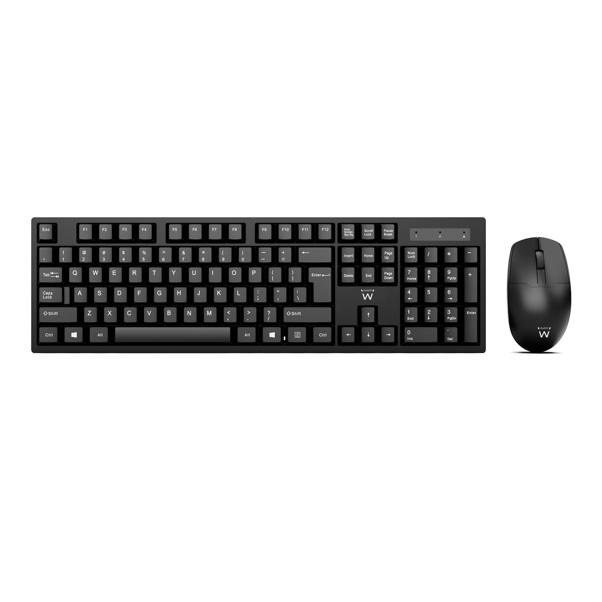 EW3281 teclado Ratón incluido Universal RF inalámbrico QWERTY Español Negro