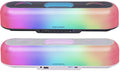 MSB-ORB, Altavoz Portátil + Barra de Sonido 20W, Iluminación Orbilight RGB 360º, Soundbar con Sistema de Triple Driver, Altavoces Gaming Bluetooth 5.3 / USB / MicroSD / AUX / FM, Negro