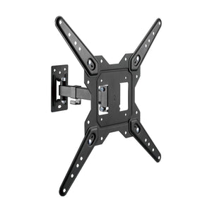 Soporte Eco Giratorio, Inclinable Para Monitor/TV 30kg (2 Pivotes) De 23-55, Negro