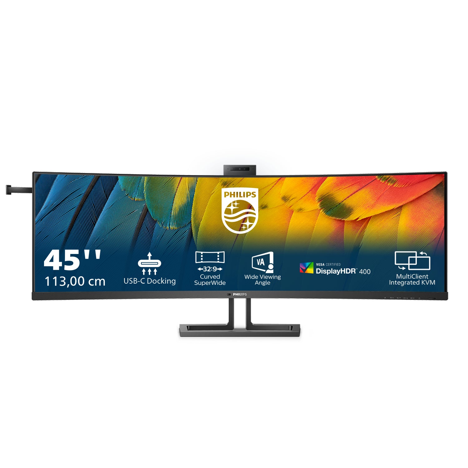 6000 series 45B1U6900CH/00 pantalla para PC 113 cm (44.5") 5120 x 1440 Pixeles UltraWide Dual Quad HD LED Negro