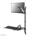 WL90-325BL1 Soporte de pared para puesto de trabajo de pie/sentado 17-32" - resorte de gas