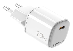UPTC1USBC20WWH cargador de dispositivo móvil Micrófono, Smartphone, Reloj inteligente, Tableta, Teléfono Blanco USB Interior