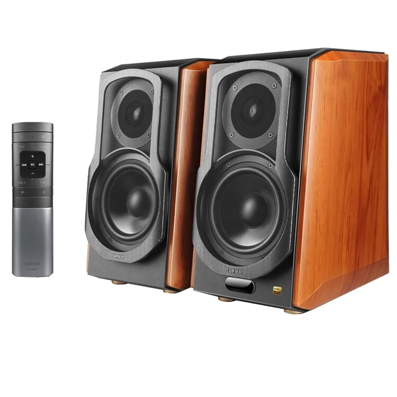 Edifier S1000W 120W WiFi/Bluetooth Negro, Madera activos