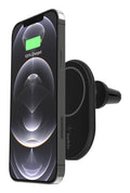 WIC004BTBK cargador de dispositivo móvil Smartphone Negro USB Cargador inalámbrico Auto