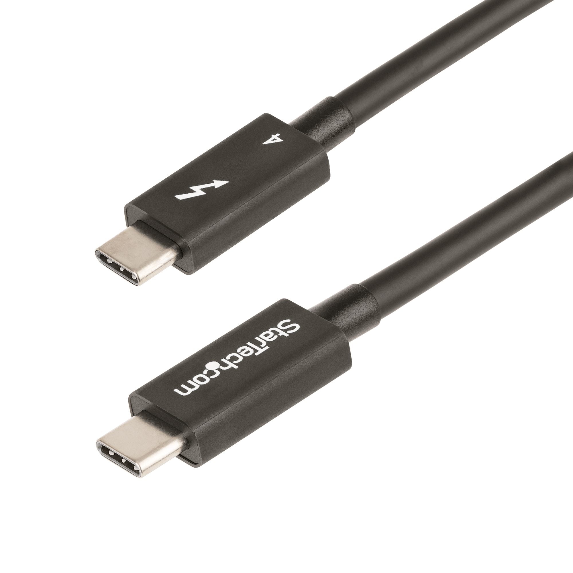 Cable de 0,5m Thunderbolt 4 - 40Gbps - PD 100W - Vídeo 4K/8K - Cable Thunderbolt 4 con Certificación Intel - Compatible con USB4/Thunderbolt 3/USB 3.2/USB Tipo C/DisplayPort