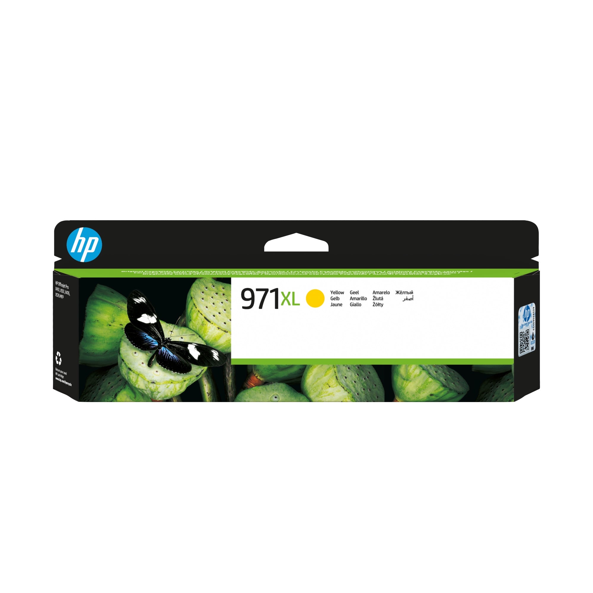 Cartucho de tinta original 971XL de alta capacidad amarillo