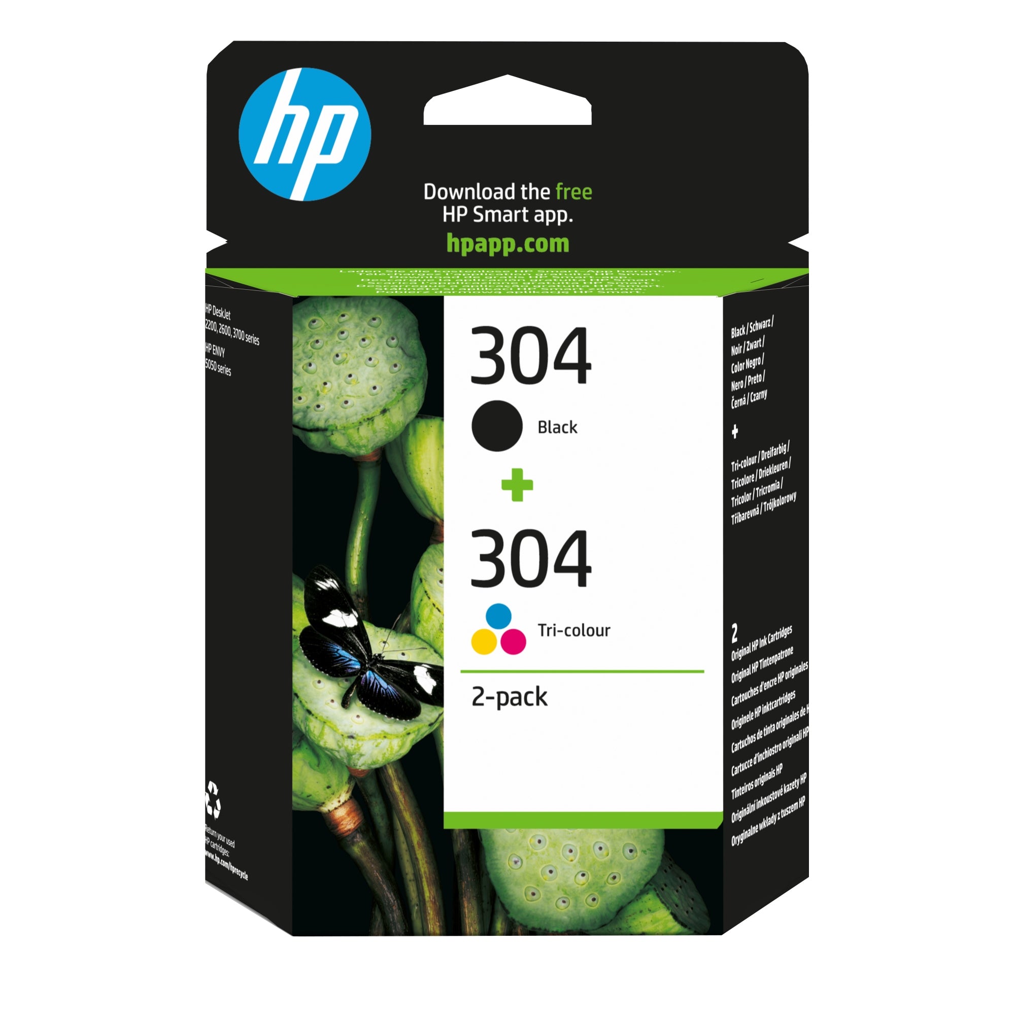 Paquete de 2 cartuchos de tinta Original 304 negro/tricolor