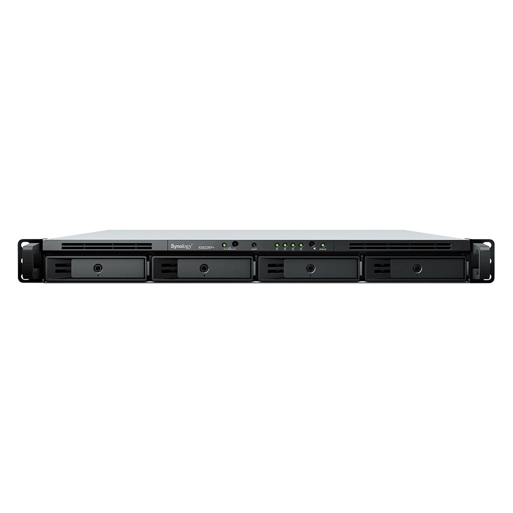 RackStation RS822RP+ servidor de almacenamiento NAS Bastidor (1U) Ryzen Embedded V1500B 2 GB DDR4 0 TB DiskStation Manager Gris