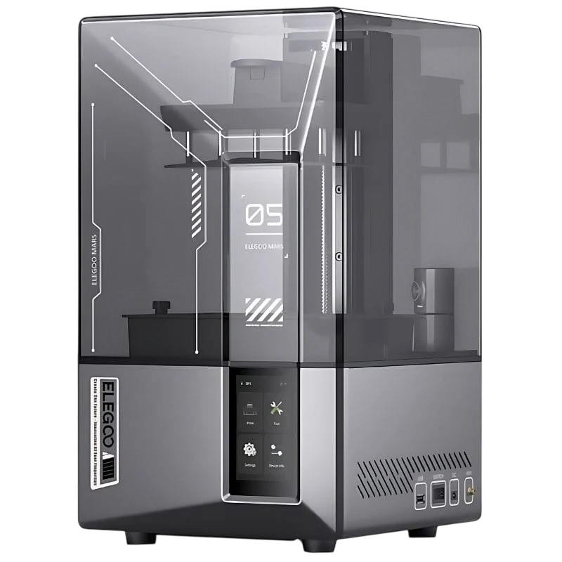 ELEGOO Mars 5 Ultra Mono LCD HD 9K Alta Velocidad hasta 150mm/h Cámara Con IA Tamaño de impresión 7 Pulgadas Nivelación Automática de resina Impresora 3D
