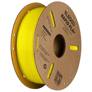 Filamento ELEGOO Rapid PLA + (PLUS) Amarillo - 1.75mm - Impresión de alta velocidad hasta 600mm/s - Bobina de 1kg