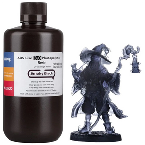 ELEGOO Resina ABS V3.0 Negra Ahumada Para Impresoras 3D de Resina LCD - 1KG