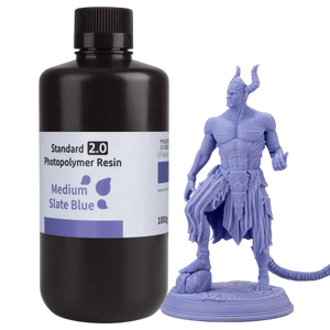 ELEGOO Resina Estándar v2.0 Color Azul Pizarra Medio Para Impresoras 3D de Resina LCD - 1KG