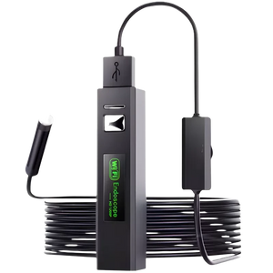 Endoscopio WiFi 8 mm enfoque automático 5 MP (Android/iPhone) – Cable rígido – 5 m