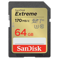 SanDisk Extreme UHS-I 64 GB Clase 10 U3 V30 Negro / Oro