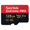 SanDisk Extreme PRO UHS-I 128 GB U3 V30 A2 SDXC Negro / Rojo