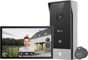 EZVIZ HP5 sistema de intercomunicación de video 17,8 cm (7") Negro, Plata