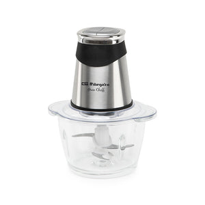 MC 4650 picadora eléctrica de alimentos 1,2 L 500 W Negro, Plata