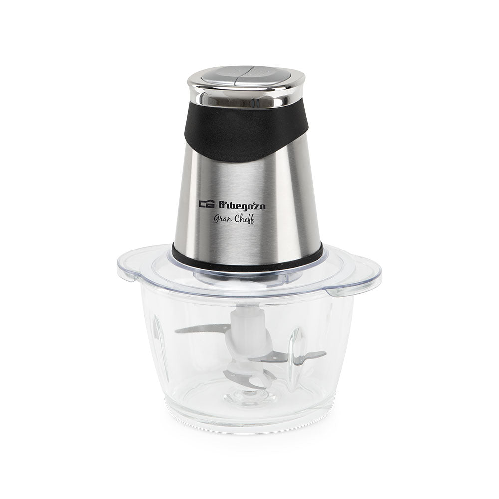 MC 4650 picadora eléctrica de alimentos 1,2 L 500 W Negro, Plata