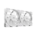 MF-PROX2 Blanco, Kit 2 Ventiladores 120mm, Sistema Anti-vibraciones, Ultra-silenciosos, Doble Conexión 3PIN + 4PIN