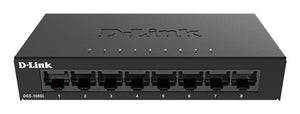 DGS-108GL No administrado Gigabit Ethernet (10/100/1000) Negro