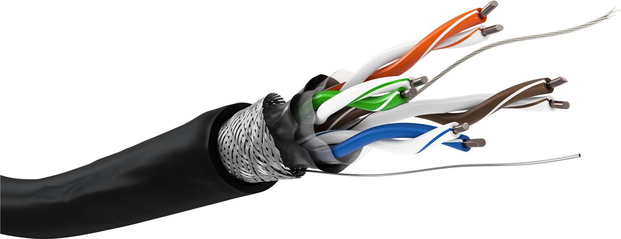 57296 cable de red Negro 100 m Cat5e SF/UTP (S-FTP)