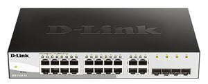 DGS-1210-16 switch Gestionado L2 Gigabit Ethernet (10/100/1000) 1U Negro