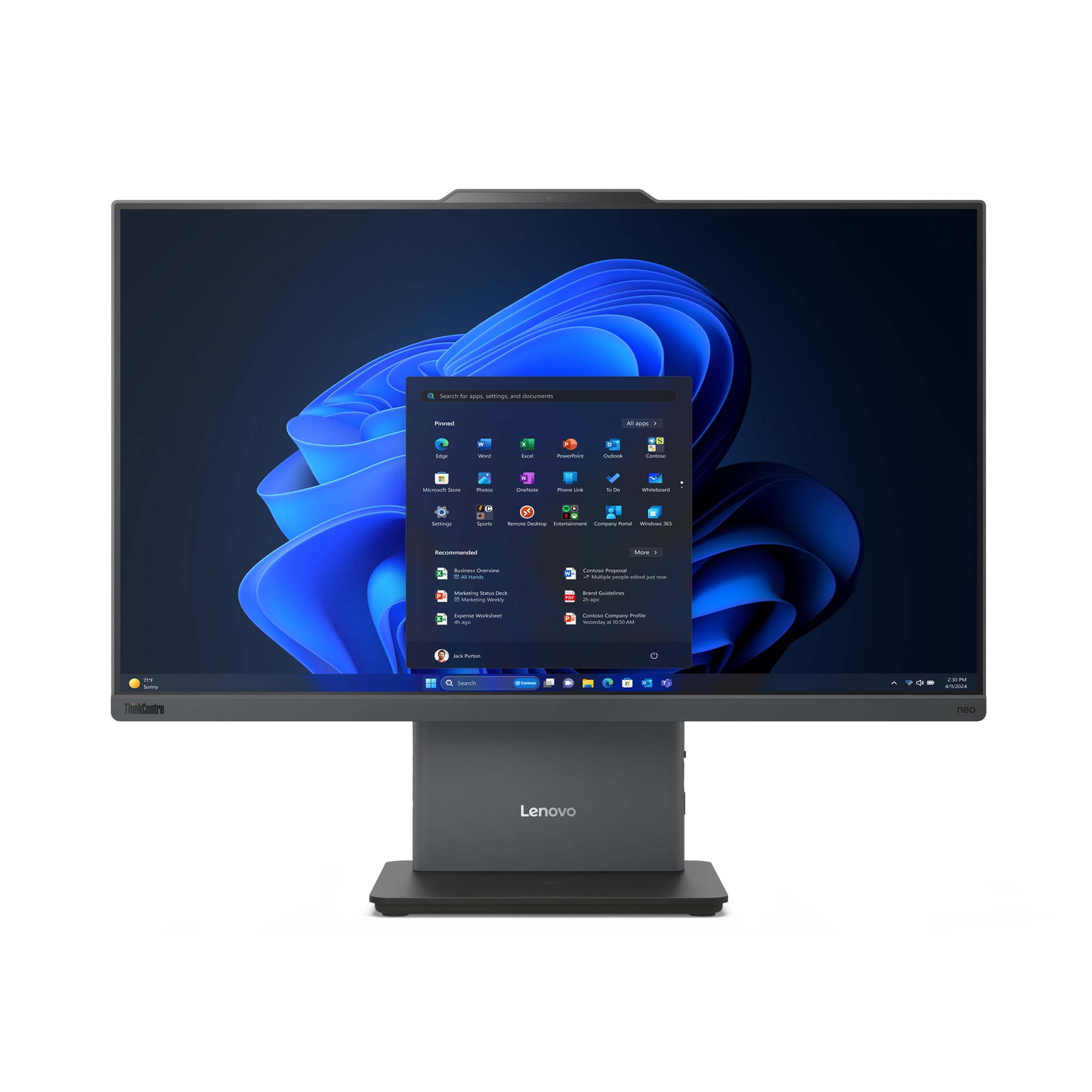ThinkCentre neo 50a 24 Gen 5 Intel® Core i5 i5-13420H 60,5 cm (23.8") 1920 x 1080 Pixeles PC todo en uno 16 GB DDR5-SDRAM 512 GB SSD Windows 11 Pro Wi-Fi 6 (802.11ax) Gris