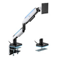 EW1509 soporte para monitor 124,5 cm (49") Negro, Blanco Escritorio