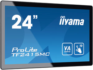 ProLite TF2415MC-B2 pantalla para PC 60,5 cm (23.8") 1920 x 1080 Pixeles Full HD LED Pantalla táctil Multi-usuario Negro