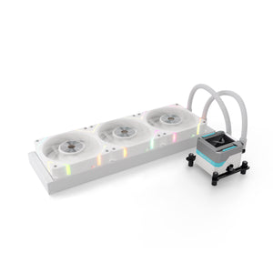 VK-AIOSY360W sistema de refrigeración para ordenador Procesador Sistema de refrigeración líquida todo en uno 36 cm Blanco