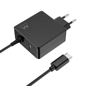 EW3978 cargador de dispositivo móvil Portátil Negro Corriente alterna Carga rápida Interior