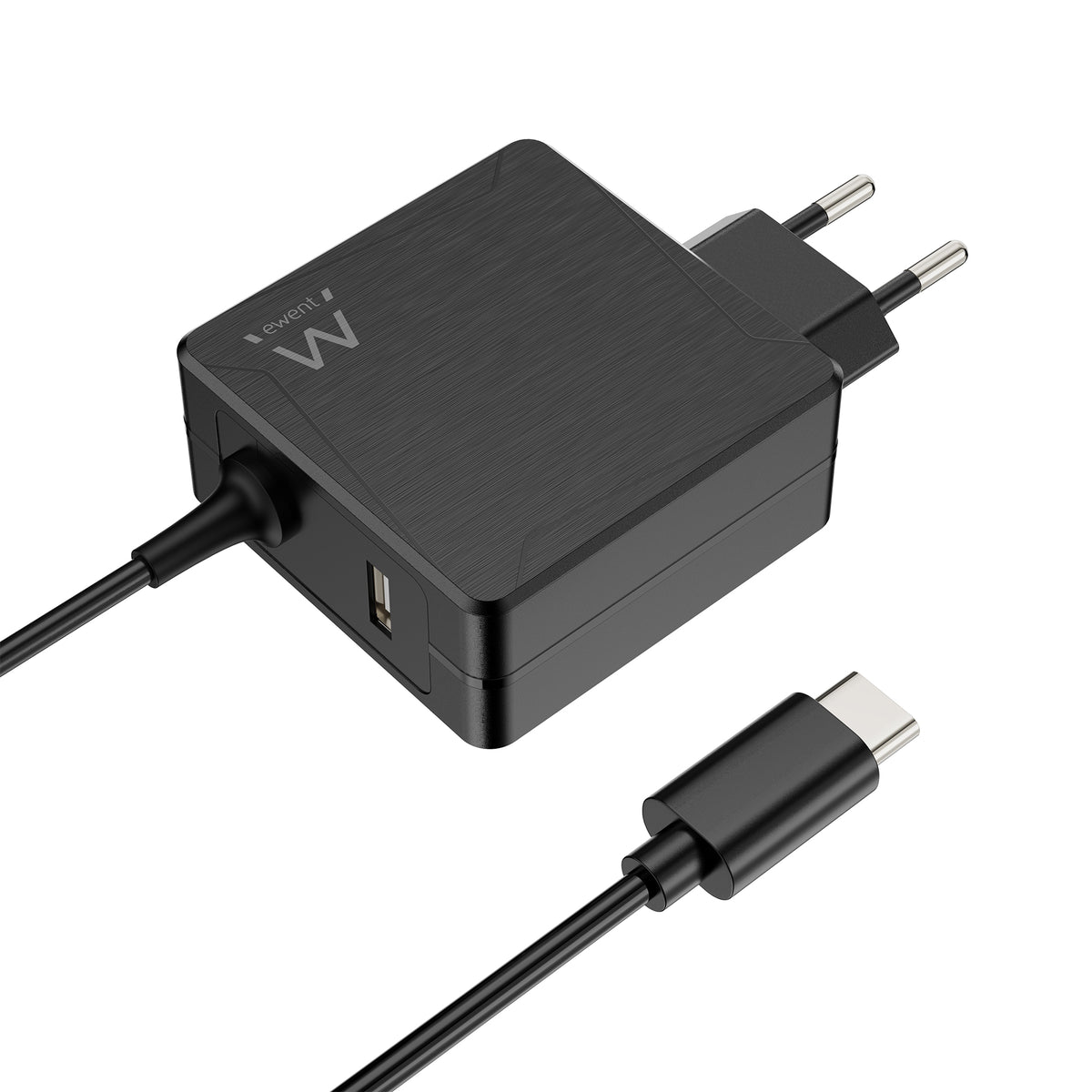 EW3978 cargador de dispositivo móvil Portátil Negro Corriente alterna Carga rápida Interior
