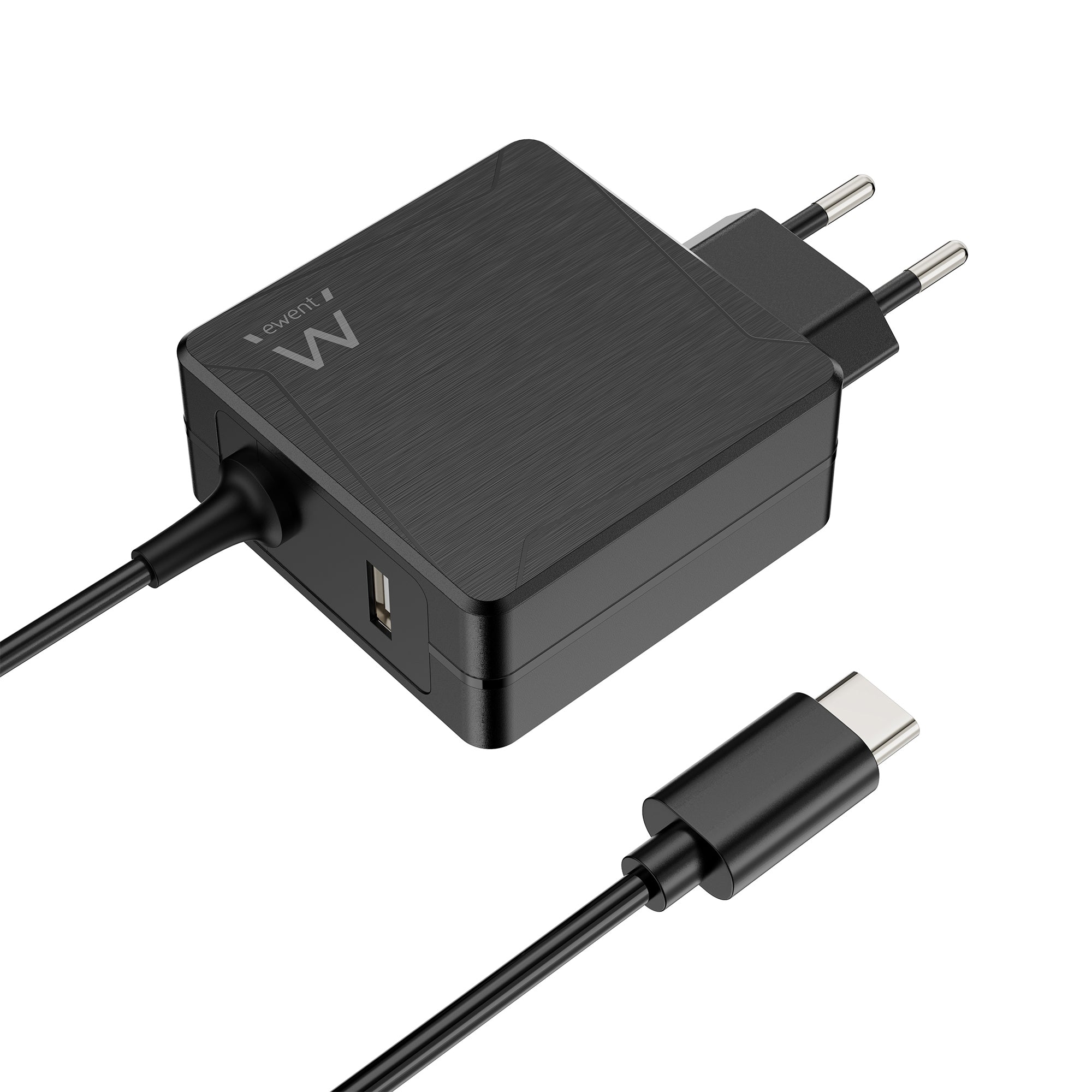 EW3978 cargador de dispositivo móvil Portátil Negro Corriente alterna Carga rápida Interior