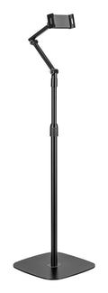 Soporte de suelo universal ajustable (3 pivotes) para tablet, Negro