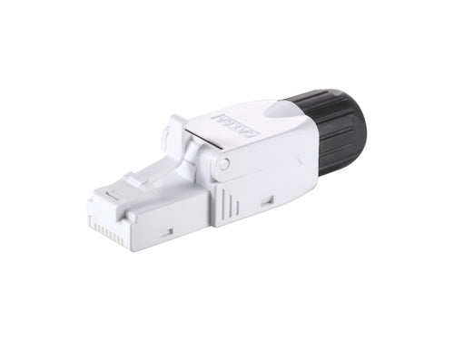121162 conector RJ-45 Negro, Blanco