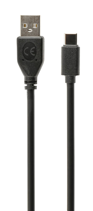 USB-A/USB-C, 1m cable USB USB 2.0 USB A USB C Negro