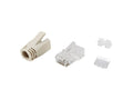 121176 conector RJ-45 Transparente, Blanco
