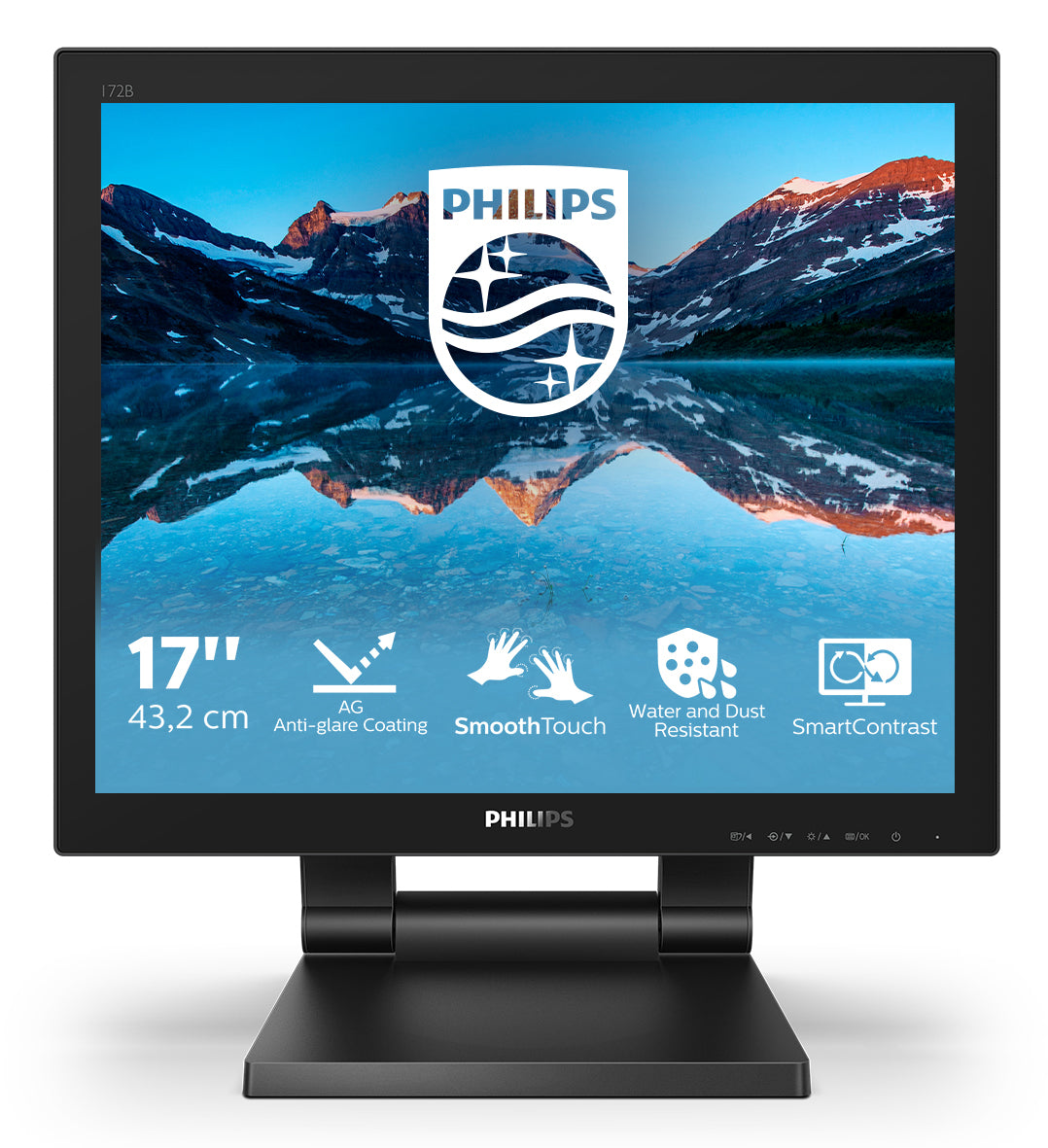 172B9TL/00 pantalla para PC 43,2 cm (17") 1280 x 1024 Pixeles Full HD LCD Pantalla táctil Negro