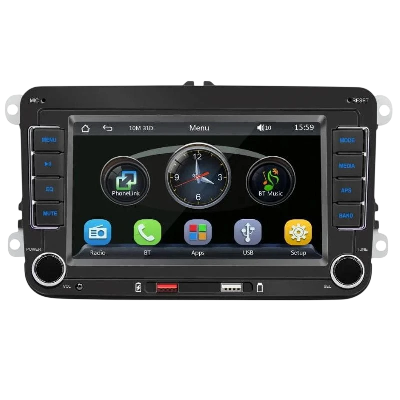 F9070C Bluetooth/Carplay/USB Negro - Autoradio 2 DIN