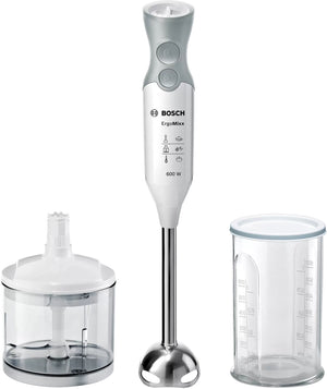 ErgoMixx MSM66120 Batidora de inmersión 600 W Gris, Blanco