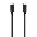 Cable USB 3.2 Gen1 5Gbps 4k@60Hz 3A 60W E-Marker, Tipo USB-C/M-USB-C/M, Negro, 4.0m