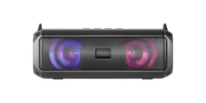 MSB-XT, Altavoz Portátil + Barra de Sonido 2en1, Iluminación RGB Dinámica, Sistema de Sonido 4 Drivers 20W, Altavoz Bluetooth 5.3 + AUX/MicroSD/USB/Radio FM, Negro