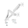 Soporte de Mesa Eco Contrapeso Giratorio e Inclinable para Monitor/TV 9kg (3 PIVOTES, 2 BRAZOS) de 17-32, Blanco